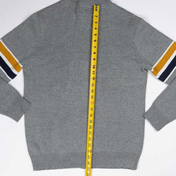 Frederick Anderson Copenhagen gray zip up cardigan size MEDIUM - Picture 3 of 9